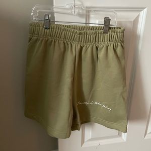 Olive green shorts